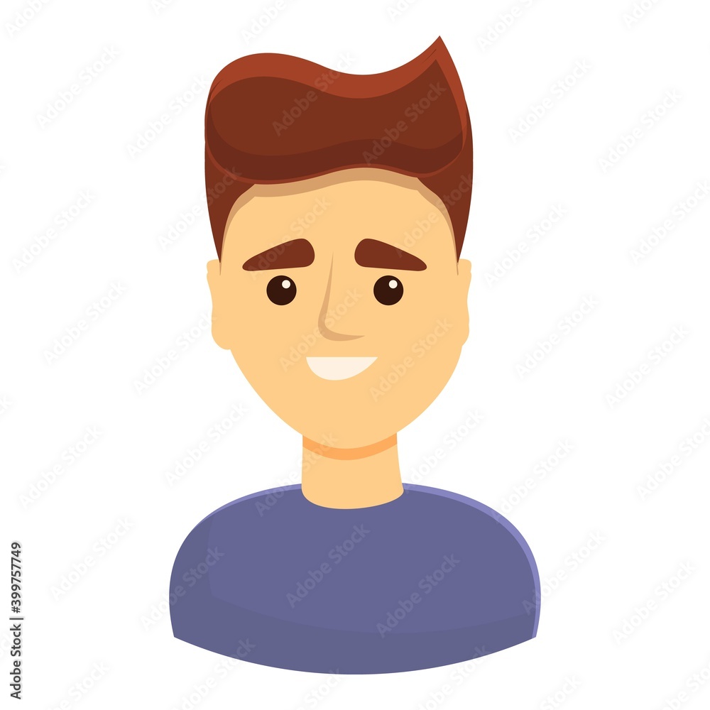 Smiling people icon. Cartoon of smiling people vector icon for web design isolated on white background Smiling people icon. Cartoon of smiling people vector icon for web design isolated on white background