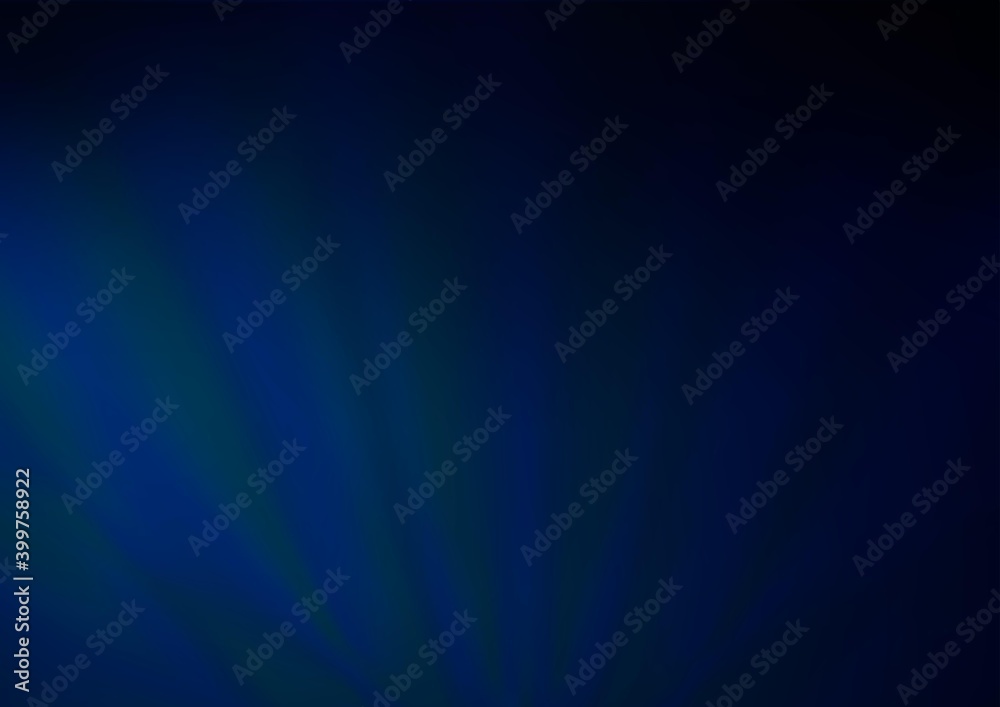 Fototapeta premium Dark BLUE vector glossy abstract template.