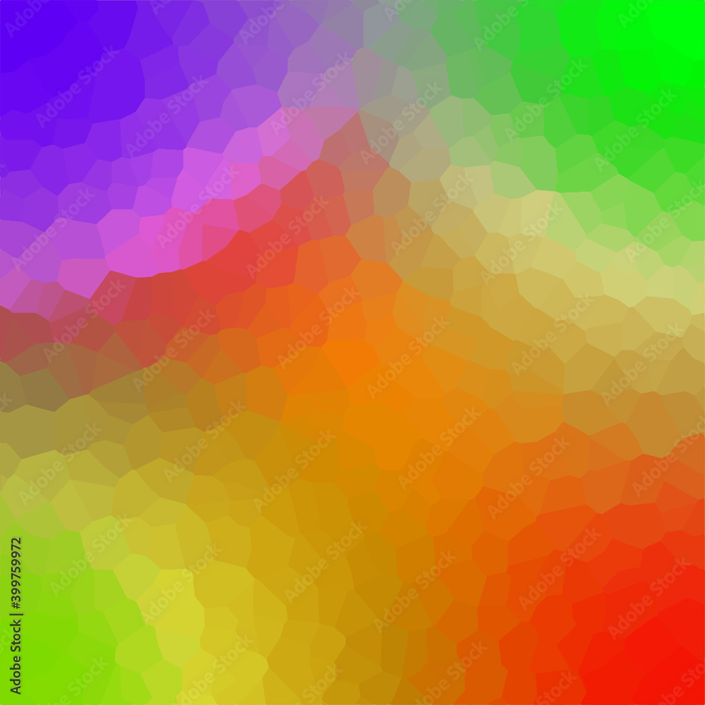 Colorful gradient background. Colorful background. Crystal pattern wallpaper. Polygon background. Vector picture.