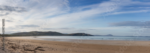 ramore Beach Panorama County Donegal Ireland