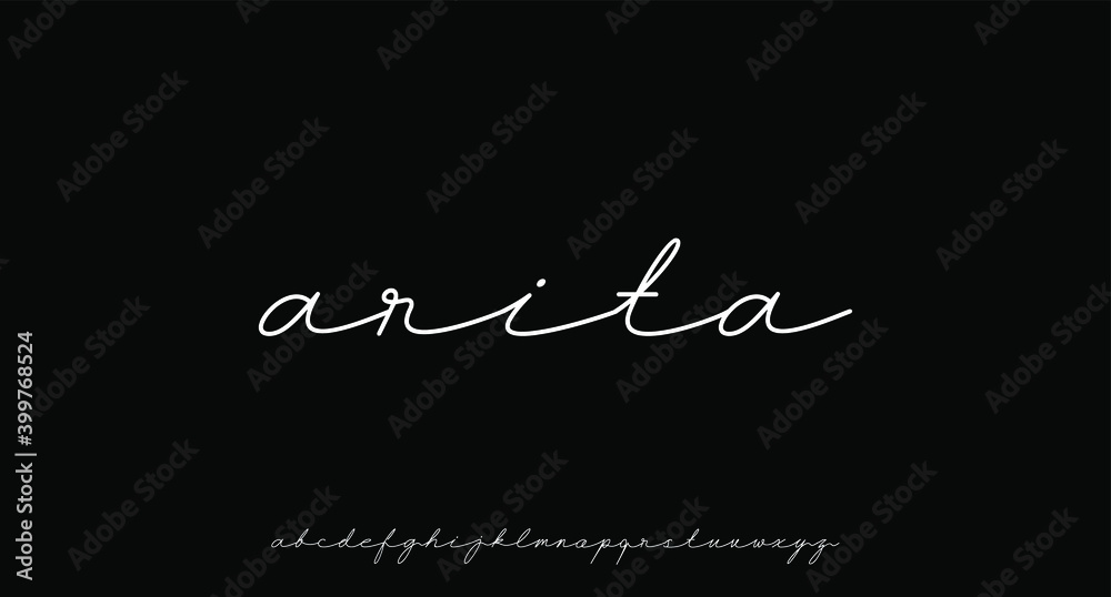 luxury and elegant font glamour style
