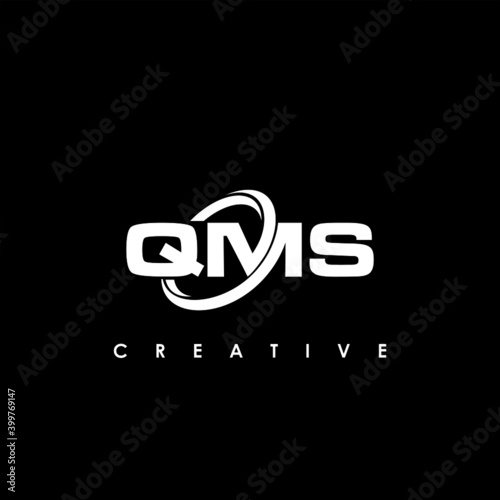 QMS Letter Initial Logo Design Template Vector Illustration photo