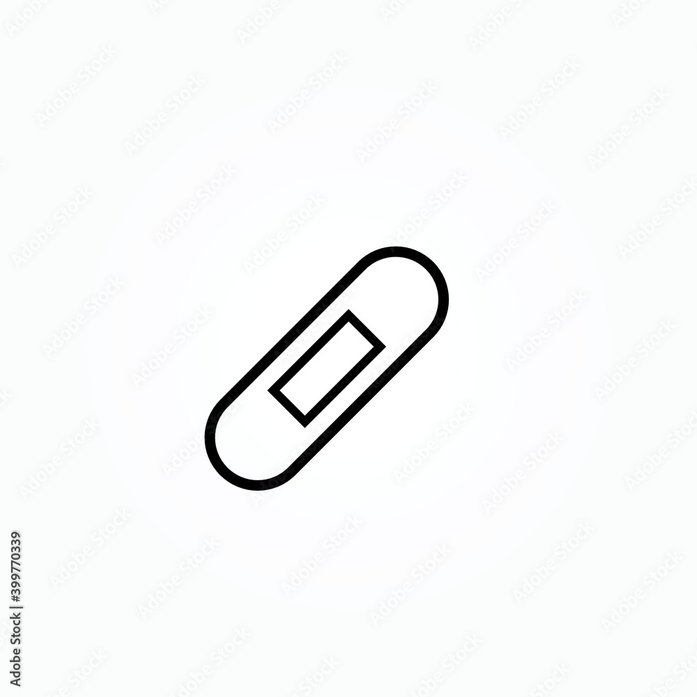 plaster icon vector bandage, health adhesive care. plaster icon vector bandage, health adhesive care.