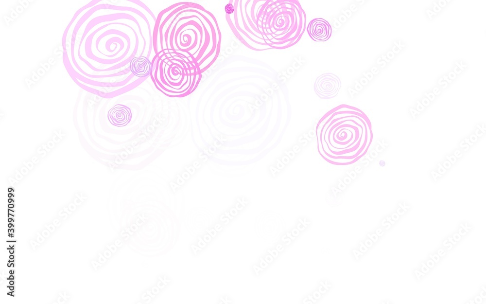 Light Pink vector natural background with roses. Light Pink vector natural background with roses.