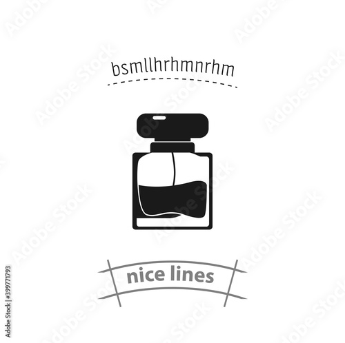 perfume icon. perfume isolated vector icon. beauty, cosmetics design element