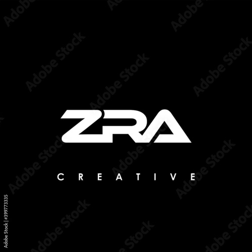 ZRA Letter Initial Logo Design Template Vector Illustration