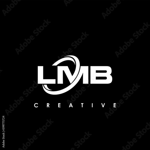 LMB Letter Initial Logo Design Template Vector Illustration photo