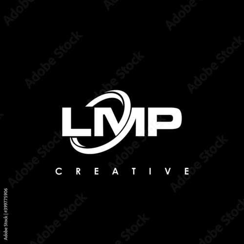 LMP Letter Initial Logo Design Template Vector Illustration