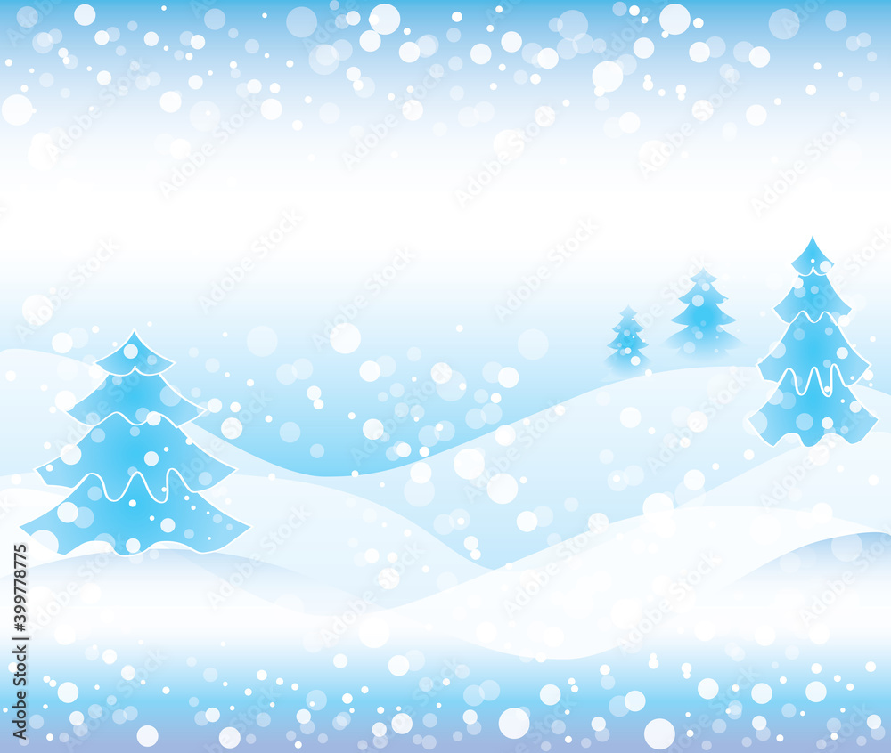 Snow Scene Background Snow Scene Background