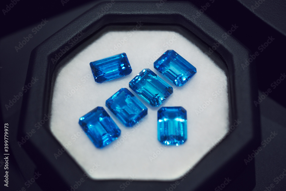 Close-up of Topaz gemstones in Sri Lanka. Close-up of Topaz gemstones in Sri Lanka.