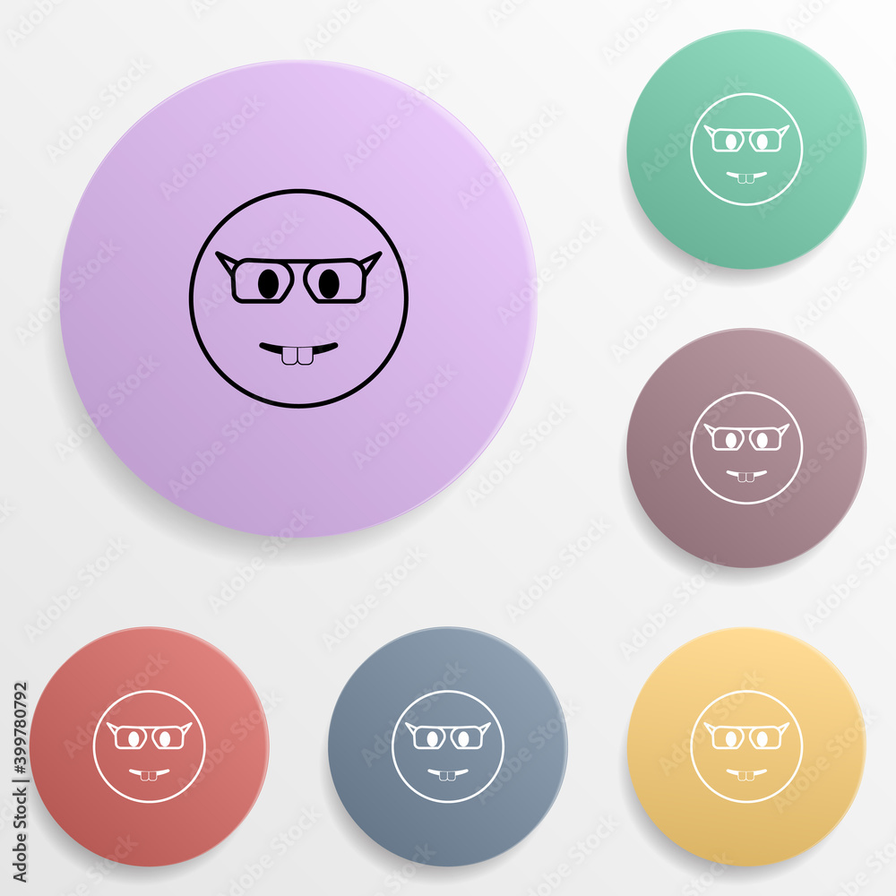 Botanist emoji badge color set icon. Simple glyph, flat vector of emoji icons for ui and ux, website or mobile application Botanist emoji badge color set icon. Simple glyph, flat vector of emoji icons for ui and ux, website or mobile application