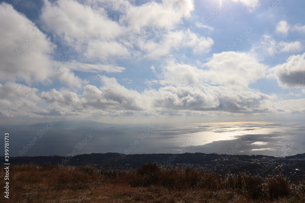 大室山から見える綺麗な景色 大室山から見える綺麗な景色