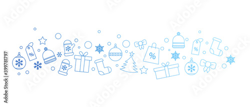 sfondo, cornice, natale, alberello	
