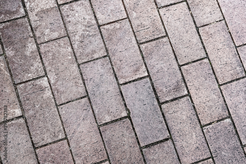 rectangular stone pattern light gray slant background solid closeup