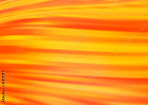 Light Orange vector template with lines, ovals.