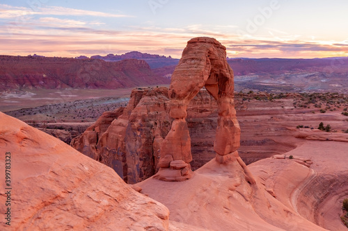 Delicate Arch at Arches National Park in Moab, Utah USA