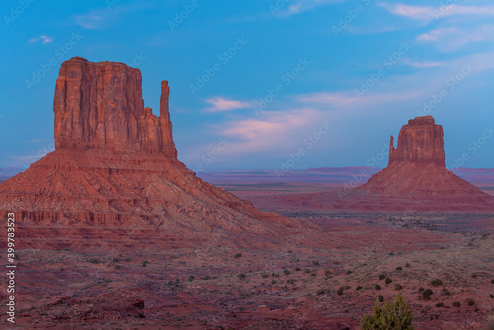 Landscape of Monument Valley in Arizona, USA