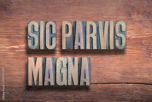 sic parvis magna