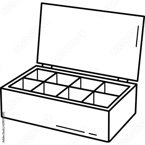 Bamboo tea box