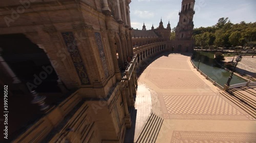 Sevilla - Plaza de Espana - Drone FPV photo