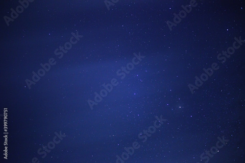 Starry sky in Sri Lanka. Near the town of Galle.