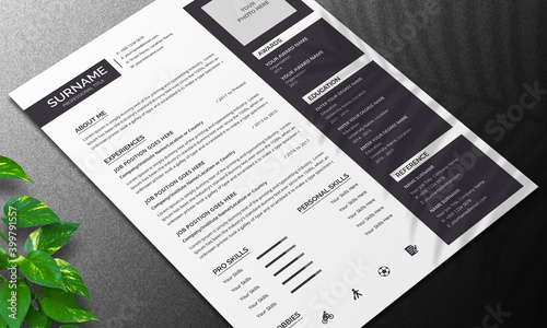 Resume and Cover Letter Layout