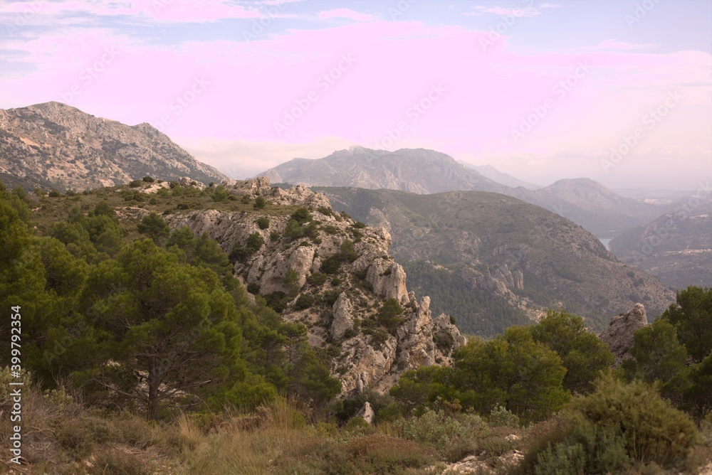 Naklejka premium MONTAÑA