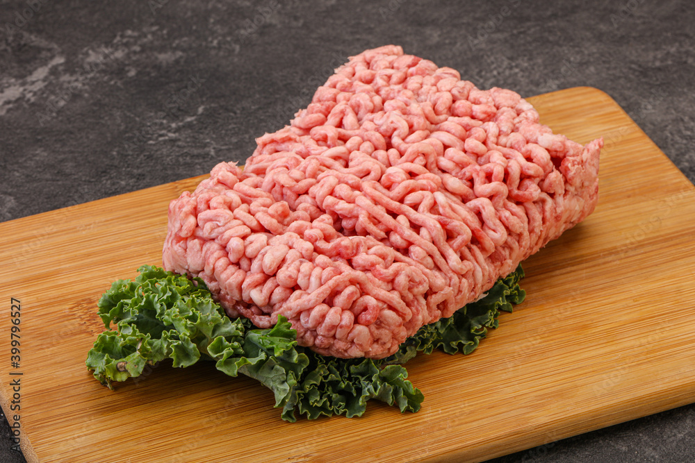 Raw pork minced meat for cooking Raw pork minced meat for cooking