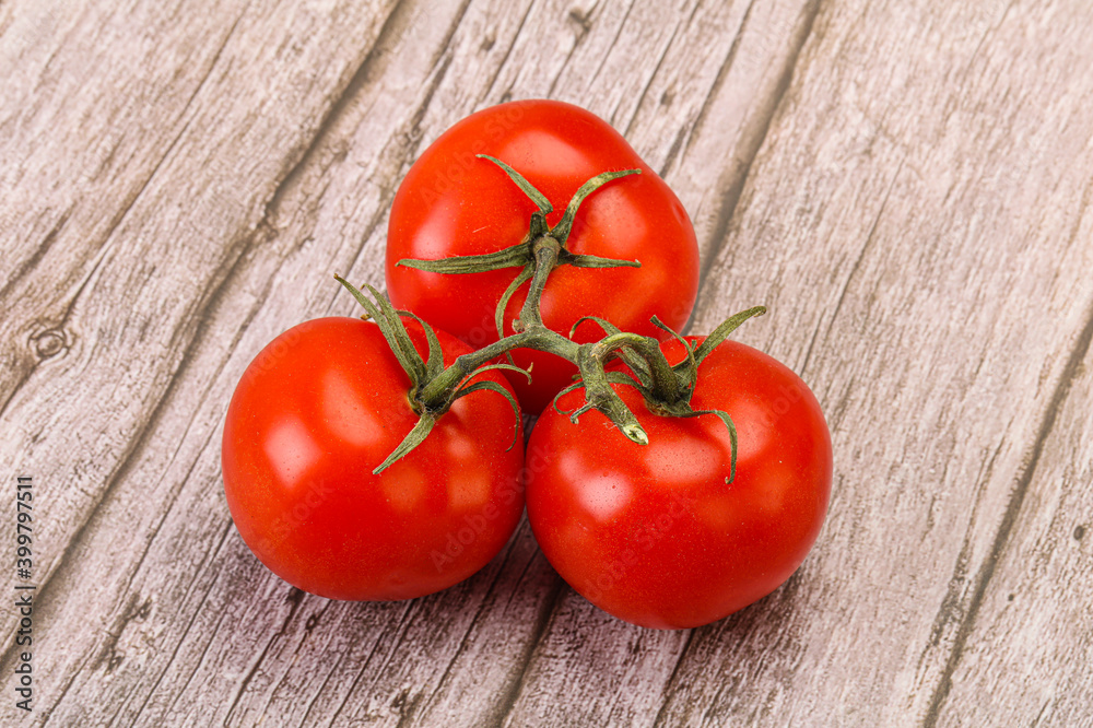 Red bright ripe tomato branch Red bright ripe tomato branch