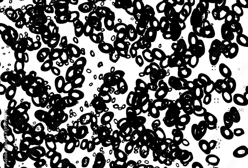 Black and white vector backdrop with dots.