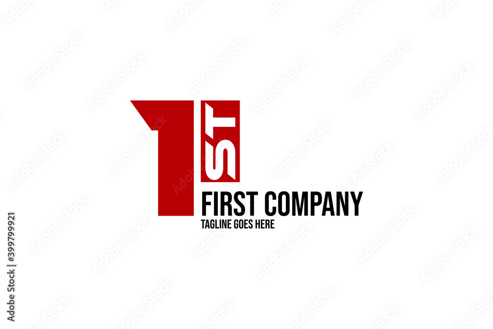 1st or first. minimalist, clean, strong company logo 1st or first. minimalist, clean, strong company logo
