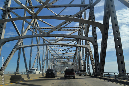 Horace Wilkinson Bridge in Baton Rouge, Louisiana, LA, US