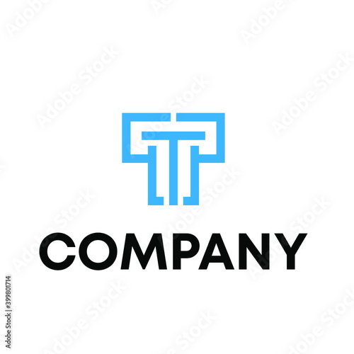 T logo design © bagja