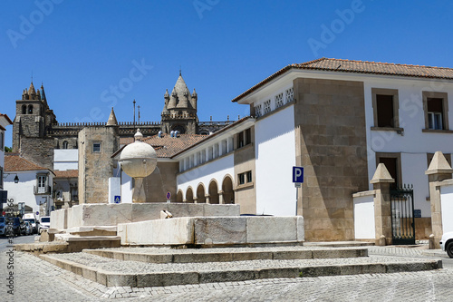 Portugal, Evora, Fountain, Source of the Gates of Moura photo