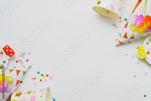 background with party hat