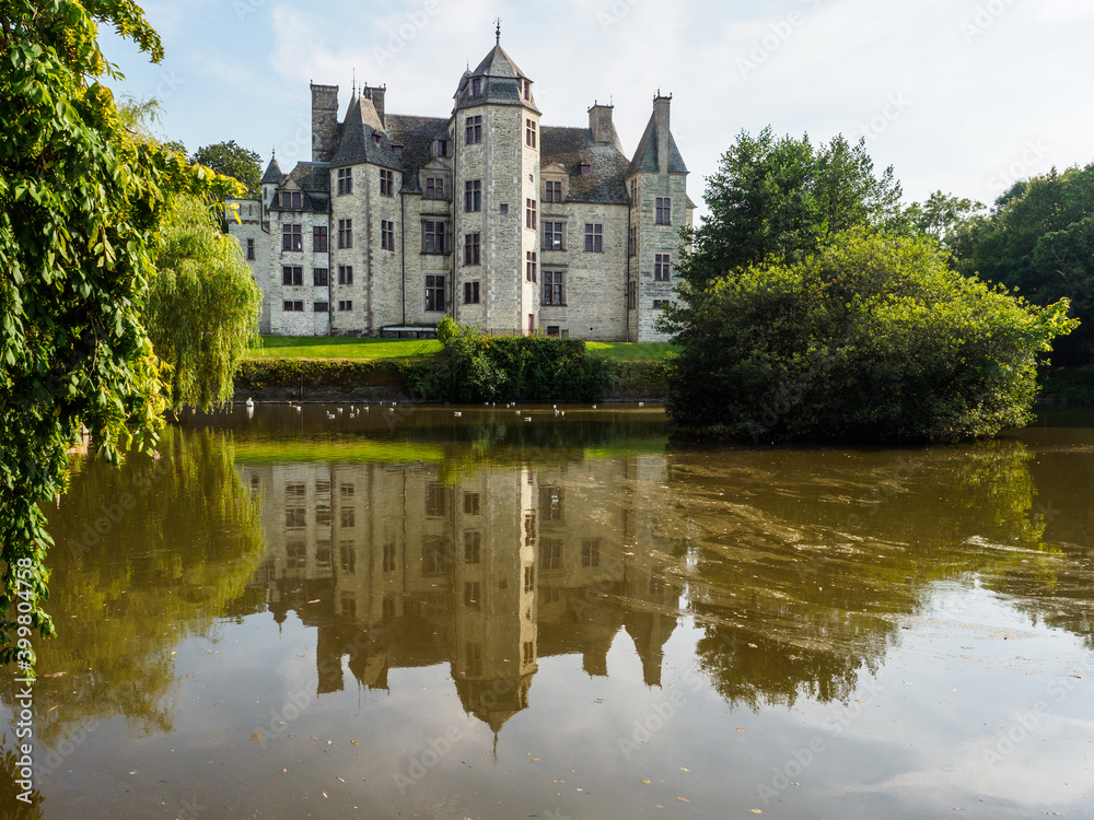 Fototapeta premium château de Nacqueville dans la Manche en France