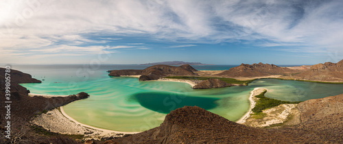 View of stunning bay in Baja California, Mexico