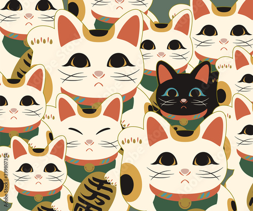 招き猫みっちり