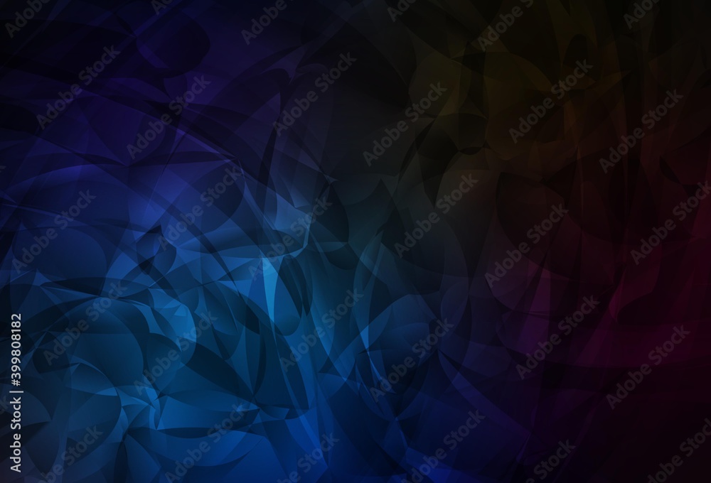 Dark BLUE vector texture with abstract forms. Dark BLUE vector texture with abstract forms.