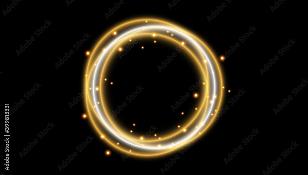 Glowing magic white fire circle ring trace, on a transparent background Glowing magic white fire circle ring trace, on a transparent background