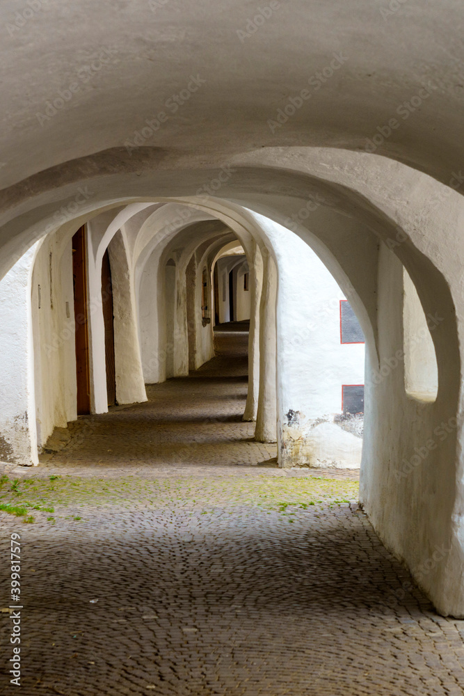Fototapeta premium Glorenza, historic village in Venosta valley