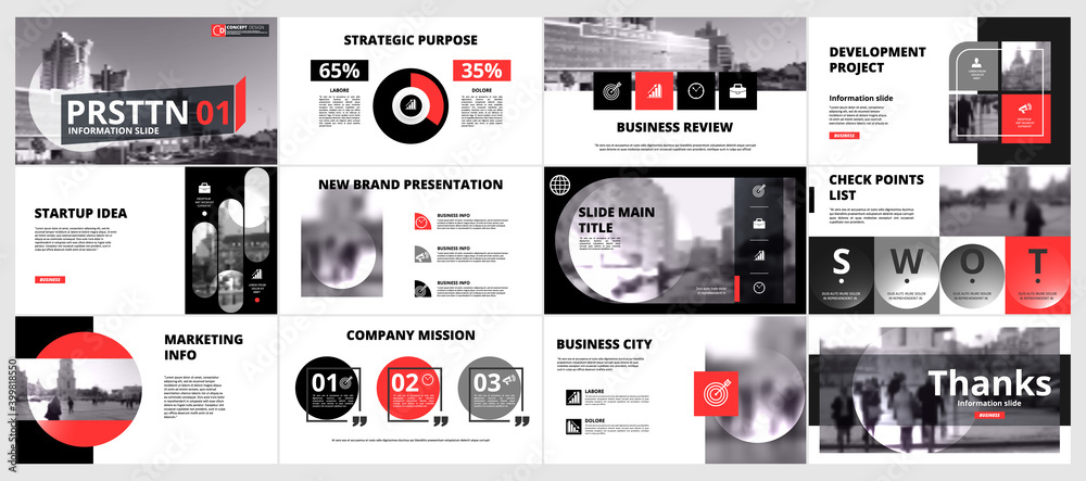 Abstract white, red slides. Brochure cover design. Fancy info banner frame. Creative set of infographic elements. Urban. Title sheet model set. Modern vector. Presentation templates, corporate. Abstract white, red slides. Brochure cover design. Fancy info banner frame. Creative set of infographic elements. Urban. Title sheet model set. Modern vector. Presentation templates, corporate.