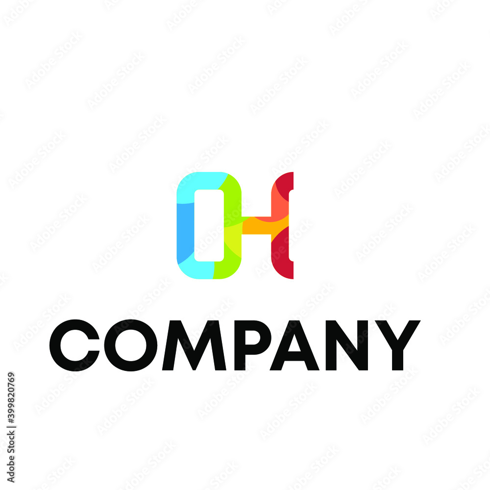 OH logo design OH logo design