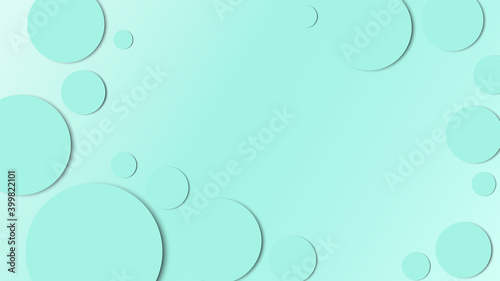 Abstract Background for Banners with Blue Circles.