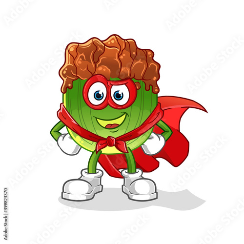 lettuce with bulgogi sauce heroes vector. cartoon character