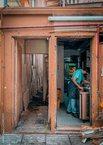 Life in the back alley. Little India, Singapore. © ZionMok