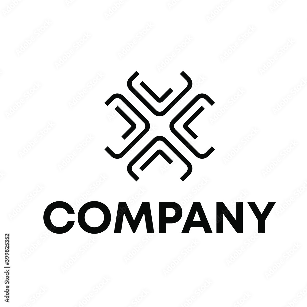 Obraz premium VL logo design