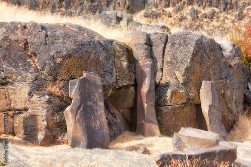 Ancient Petroglyphs on the Temani Pesh-wa Trail photo