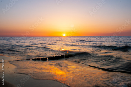 sunset on the beach © MarTar
