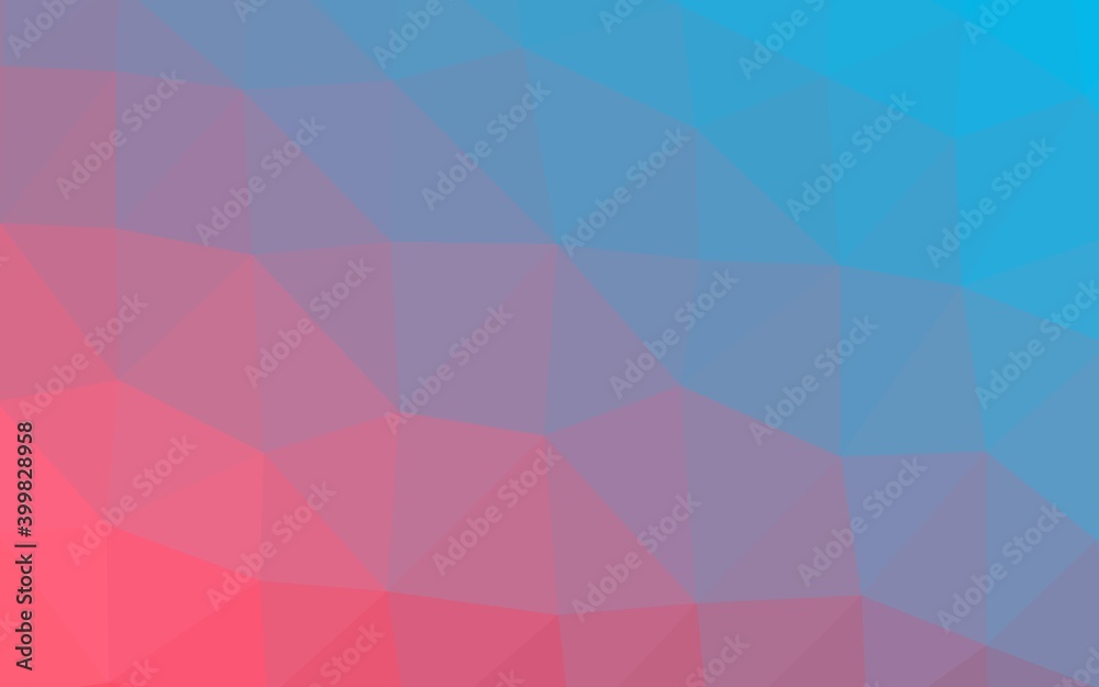 Light Blue, Red vector polygon abstract backdrop. Light Blue, Red vector polygon abstract backdrop.